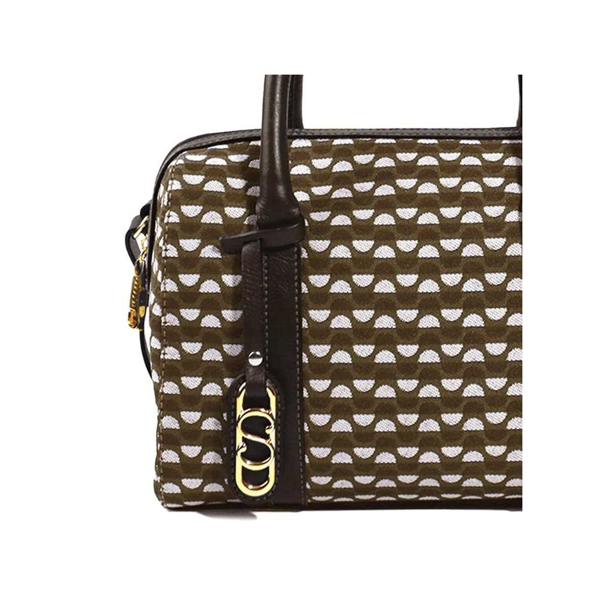 Bolsa Classe Feminina Tote Jacquard J004 Nocciola/Brown