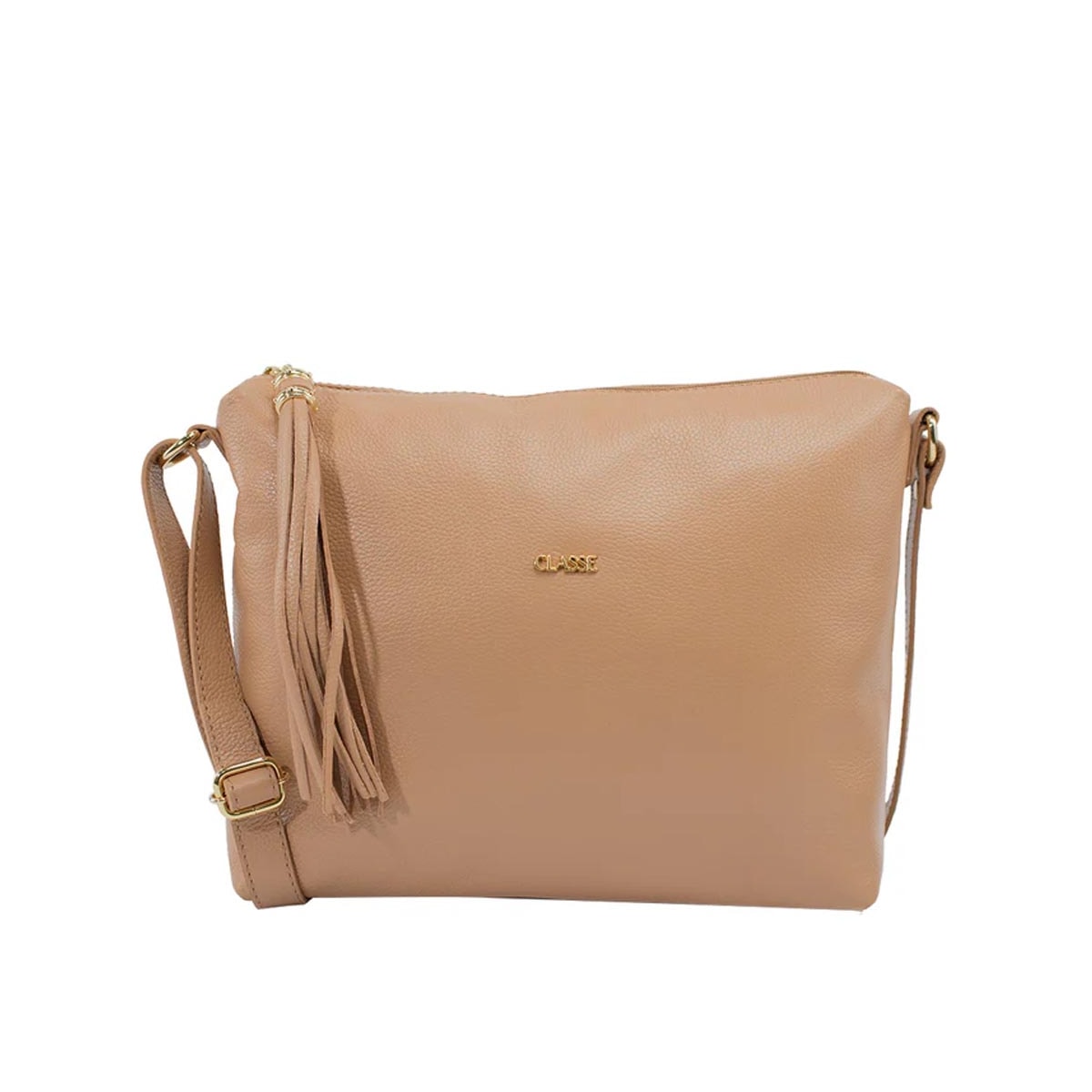 Bolsa Classe Tiracolo De Couro 1751 TAN 38 Bolsa Classe Tiracolo De Couro 1751 TAN 38