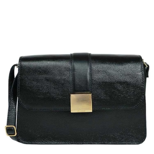 Bolsa Classe Tiracolo De Couro 3266 Preto Bolsa Classe Tiracolo De Couro 3266 Preto