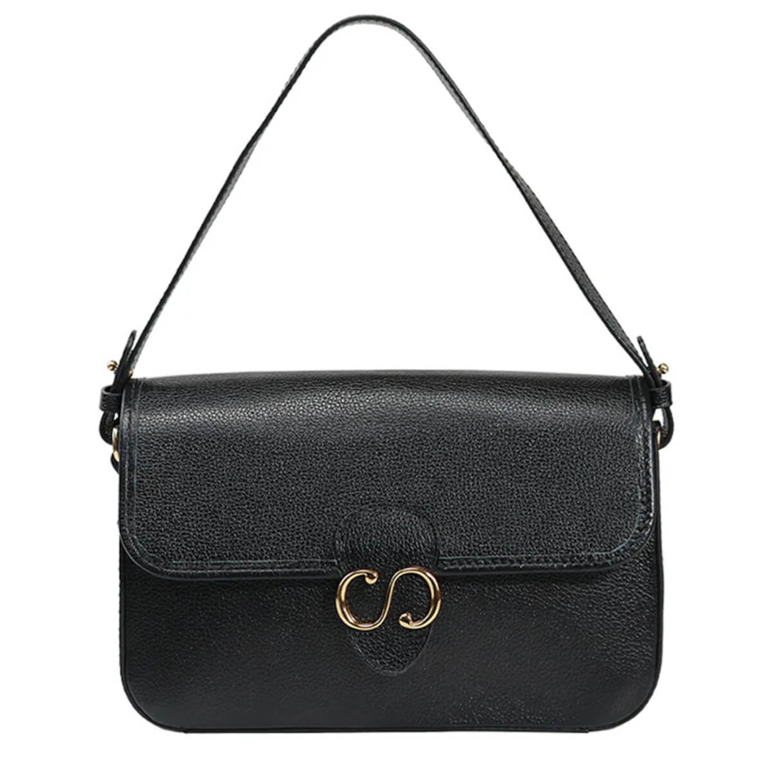 Bolsa Classe Tiracolo De Couro 3286 Preto