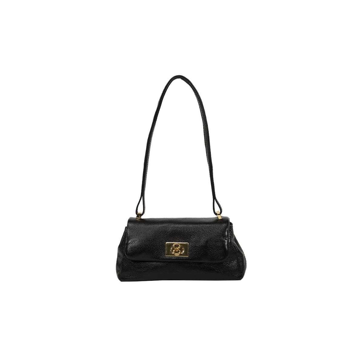 Bolsa Classe Tiracolo De Couro 3300 Preto