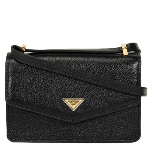 Bolsa Classe Tiracolo De Couro 3320 Preto Bolsa Classe Tiracolo De Couro 3320 Preto