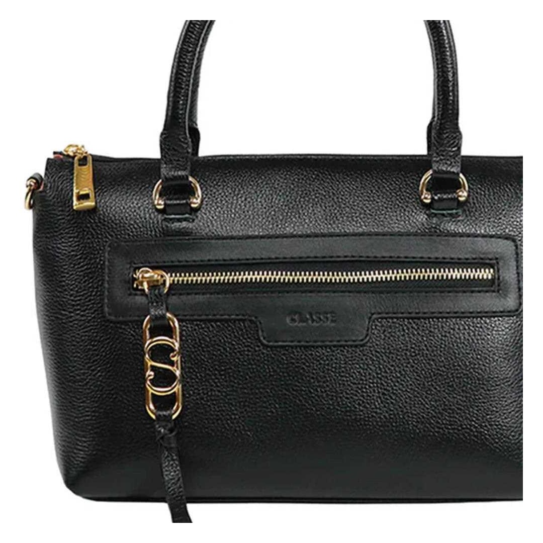 Bolsa Classe Tote De Couro 3263 Preto