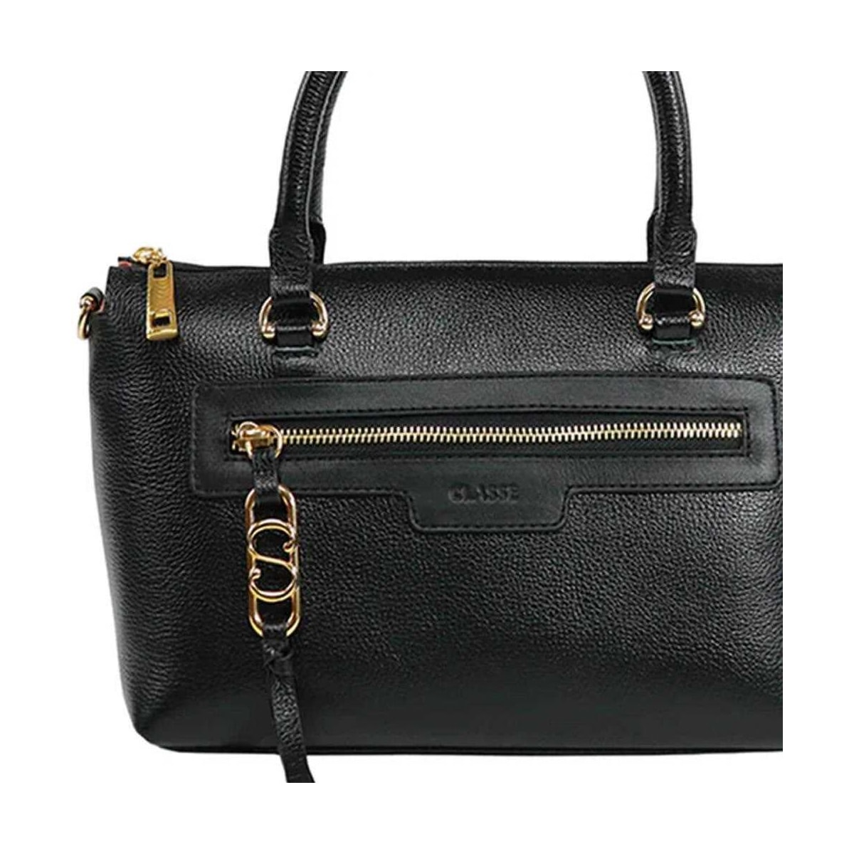 Bolsa Classe Tote De Couro 3263 Preto Bolsa Classe Tote De Couro 3263 Preto