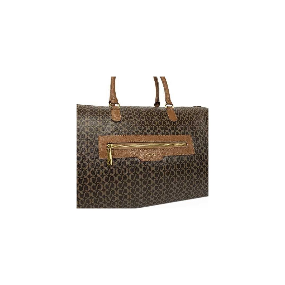 Bolsa Classe Tote De Couro 3332 Marrom