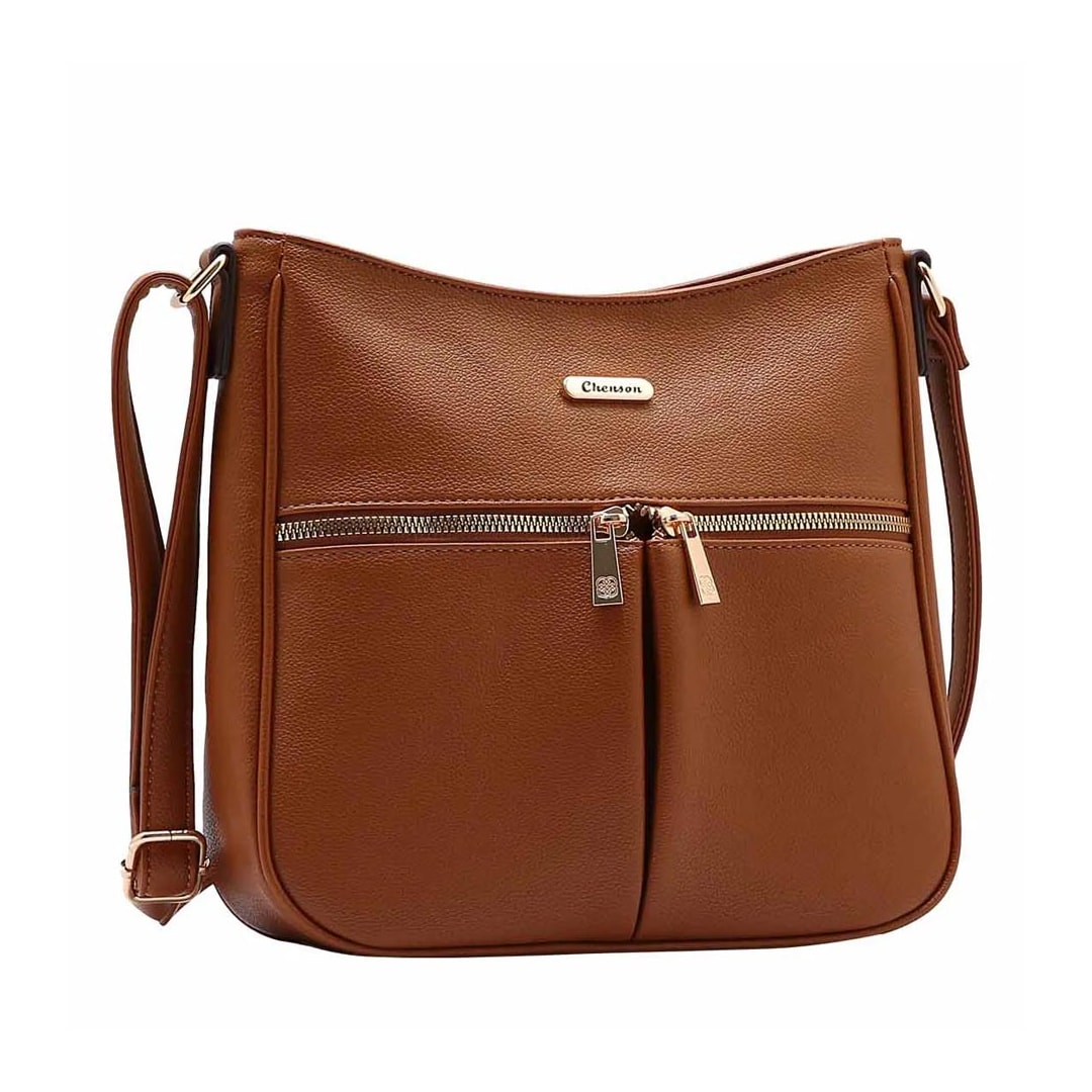 Bolsa Vg Gabar Chenson Feminina 3484923 Marrom Bolsa Vg Gabar Chenson Feminina 3484923 Marrom