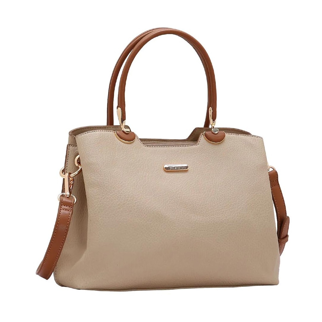 Bolsa Vg Gabar Chenson Feminina 3485119 Bege Bolsa Vg Gabar Chenson Feminina 3485119 Bege