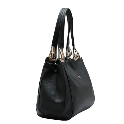 Detalhe - Bolsa Vg Gabar Chenson Feminina 3485237 Preto