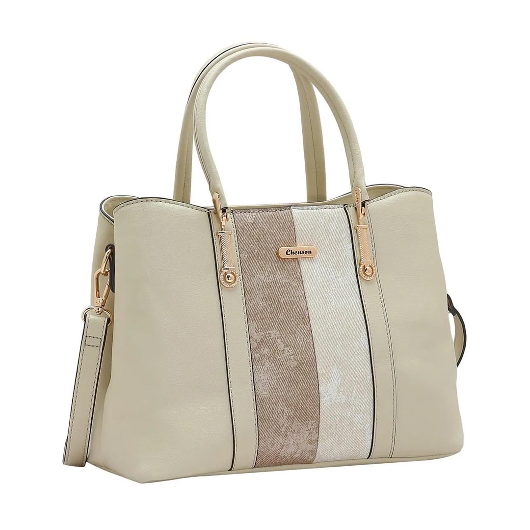 Bolsa Vg Gabar Chenson Feminina 3485267 Bege Bolsa Vg Gabar Chenson Feminina 3485267 Bege