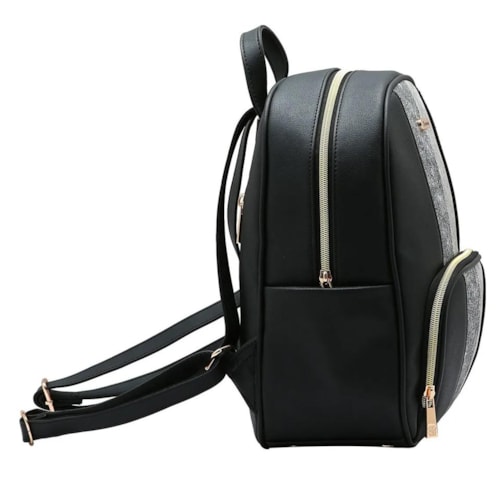 Detalhe - Bolsa Vg Gabar Chenson Feminina 8485266 Preto