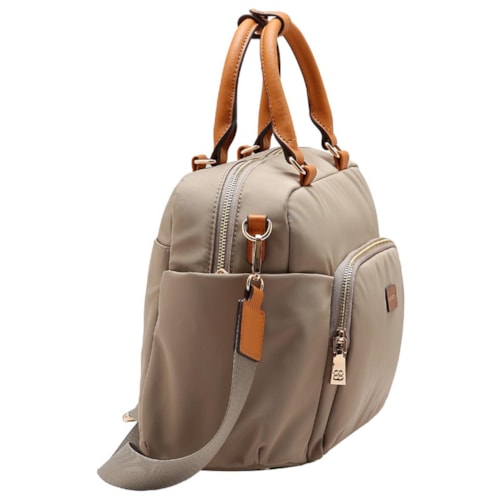 Detalhe - Bolsa Vg Gabar Chenson Nylon 3784942 Natural