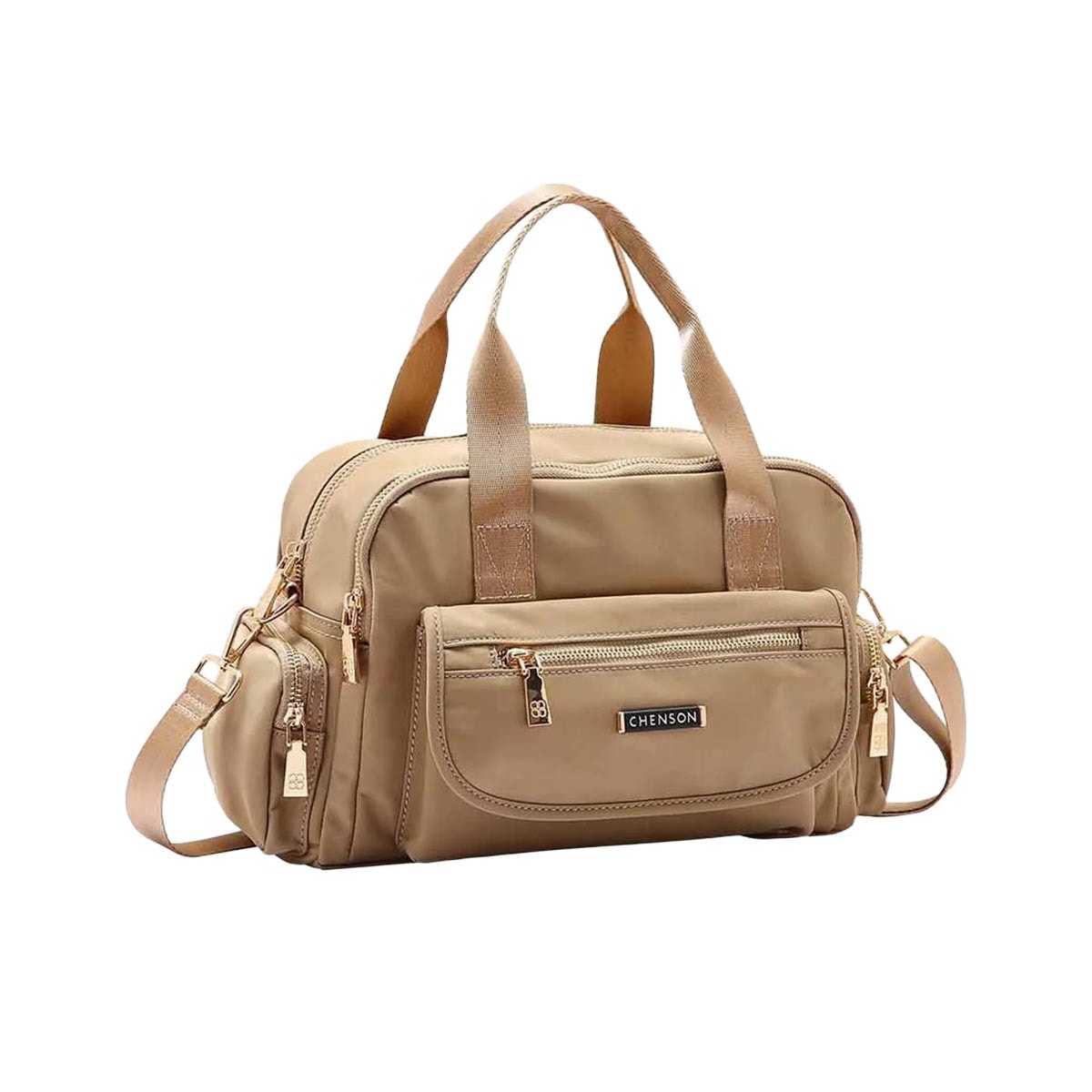 Bolsa Vg Gabar Chenson Nylon 3784943 Bege Bolsa Vg Gabar Chenson Nylon 3784943 Bege