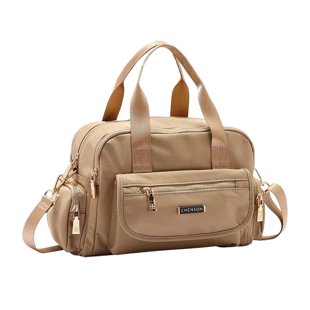 Bolsa Vg Gabar Chenson Nylon 3784943 Bege Bolsa Vg Gabar Chenson Nylon 3784943 Bege