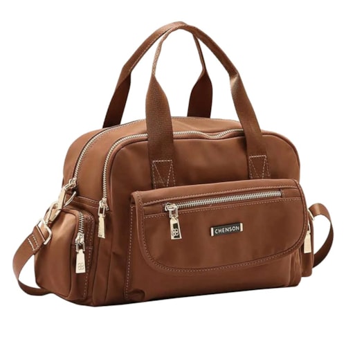 Bolsa Vg Gabar Chenson Nylon 3784943 Cafe