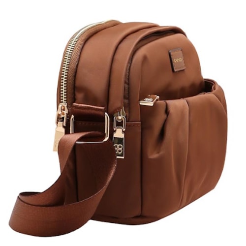 Detalhe - Bolsa Vg Gabar Chenson Nylon 3785351 Cafe