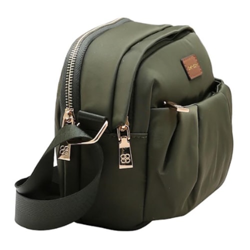 Detalhe - Bolsa Vg Gabar Chenson Nylon 3785351 Verde Musgo