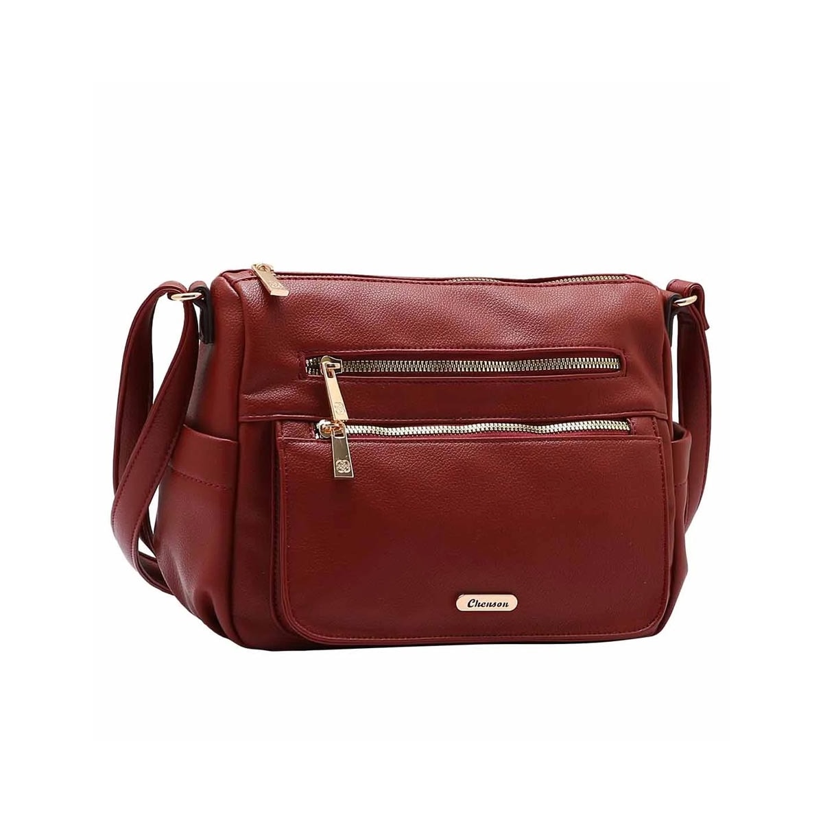 Bolsa Vg Gabar Chenson Poliuretano 3484921 Vinho Bolsa Vg Gabar Chenson Poliuretano 3484921 Vinho