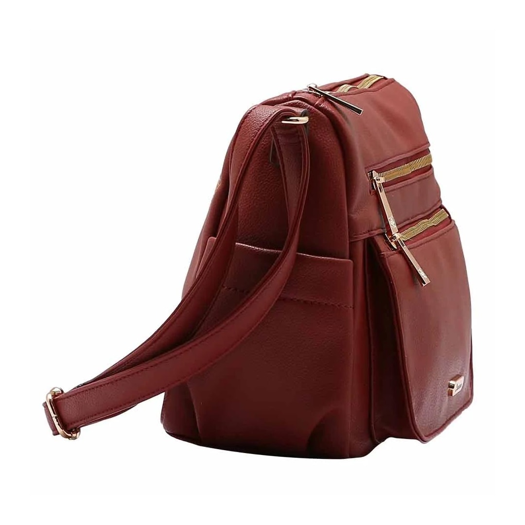 Bolsa Vg Gabar Chenson Poliuretano 3484921 Vinho Bolsa Vg Gabar Chenson Poliuretano 3484921 Vinho