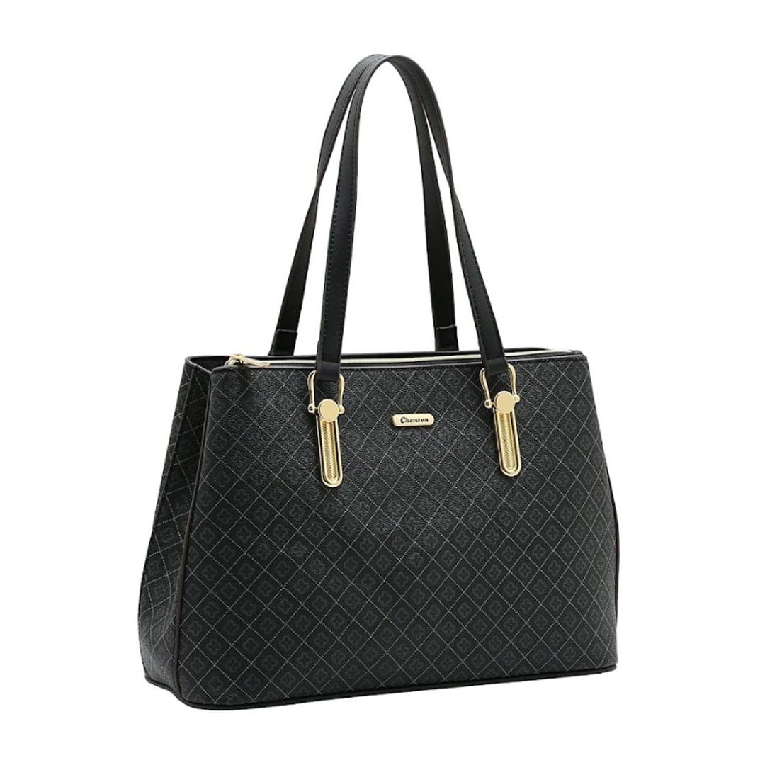 Bolsa Vg Gabar Chenson Poliuretano 3485608 Preto Bolsa Vg Gabar Chenson Poliuretano 3485608 Preto