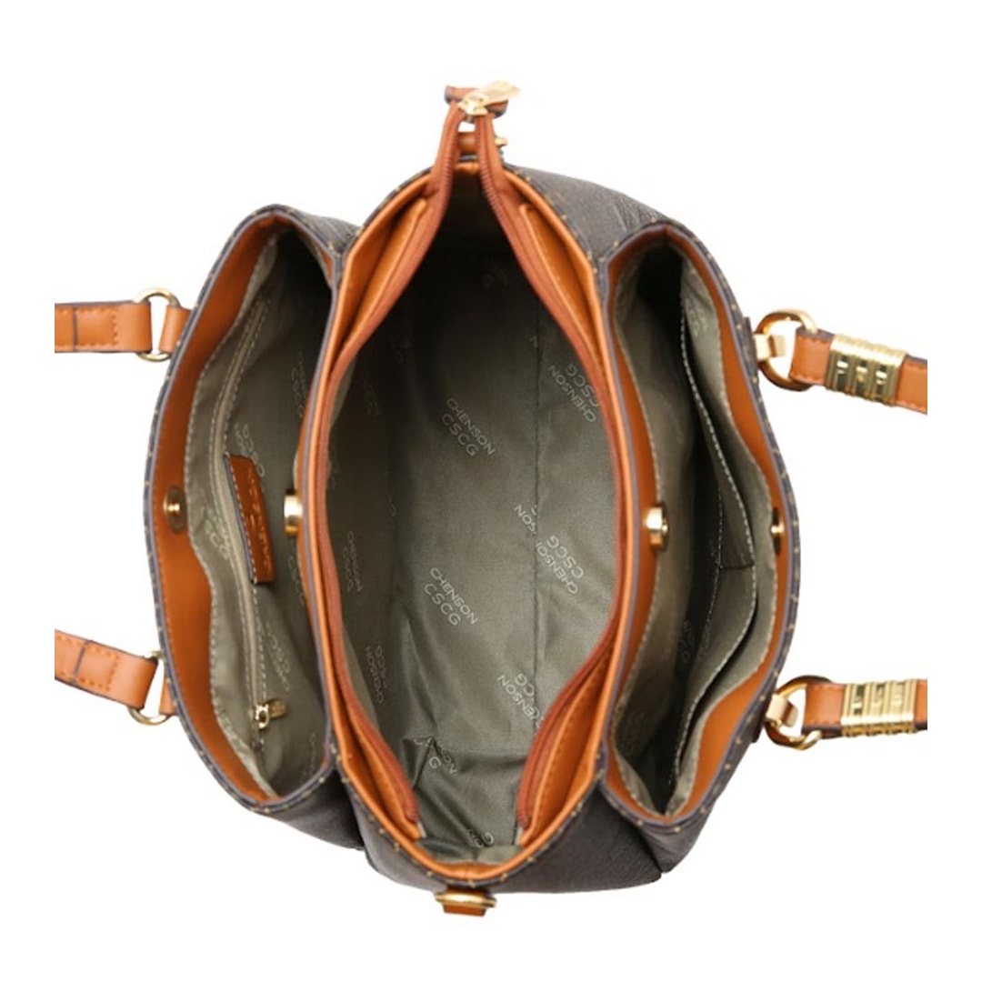 Bolsa Vg Gabar Chenson Poliuretano 3485611 Cafe