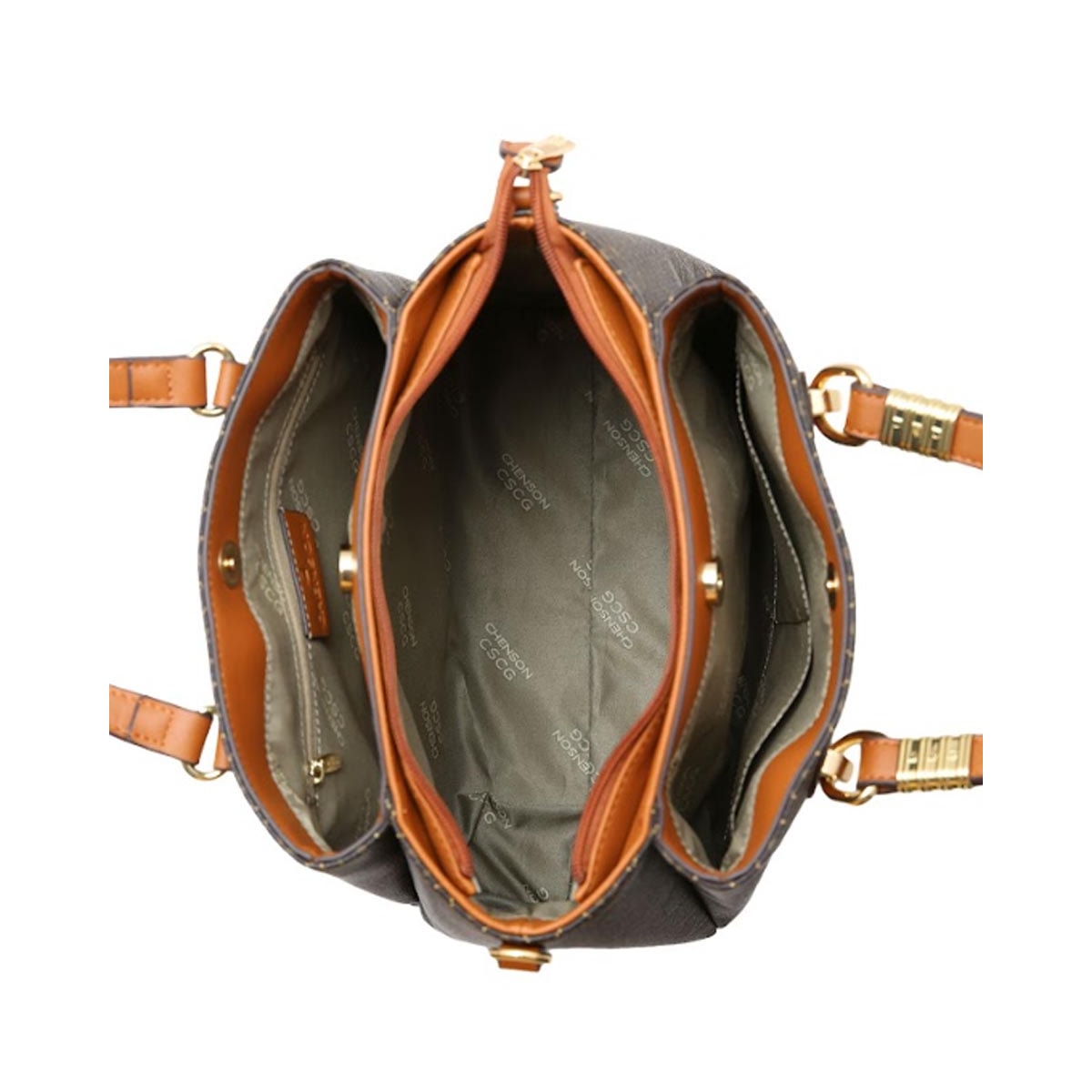 Bolsa Vg Gabar Chenson Poliuretano 3485611 Cafe