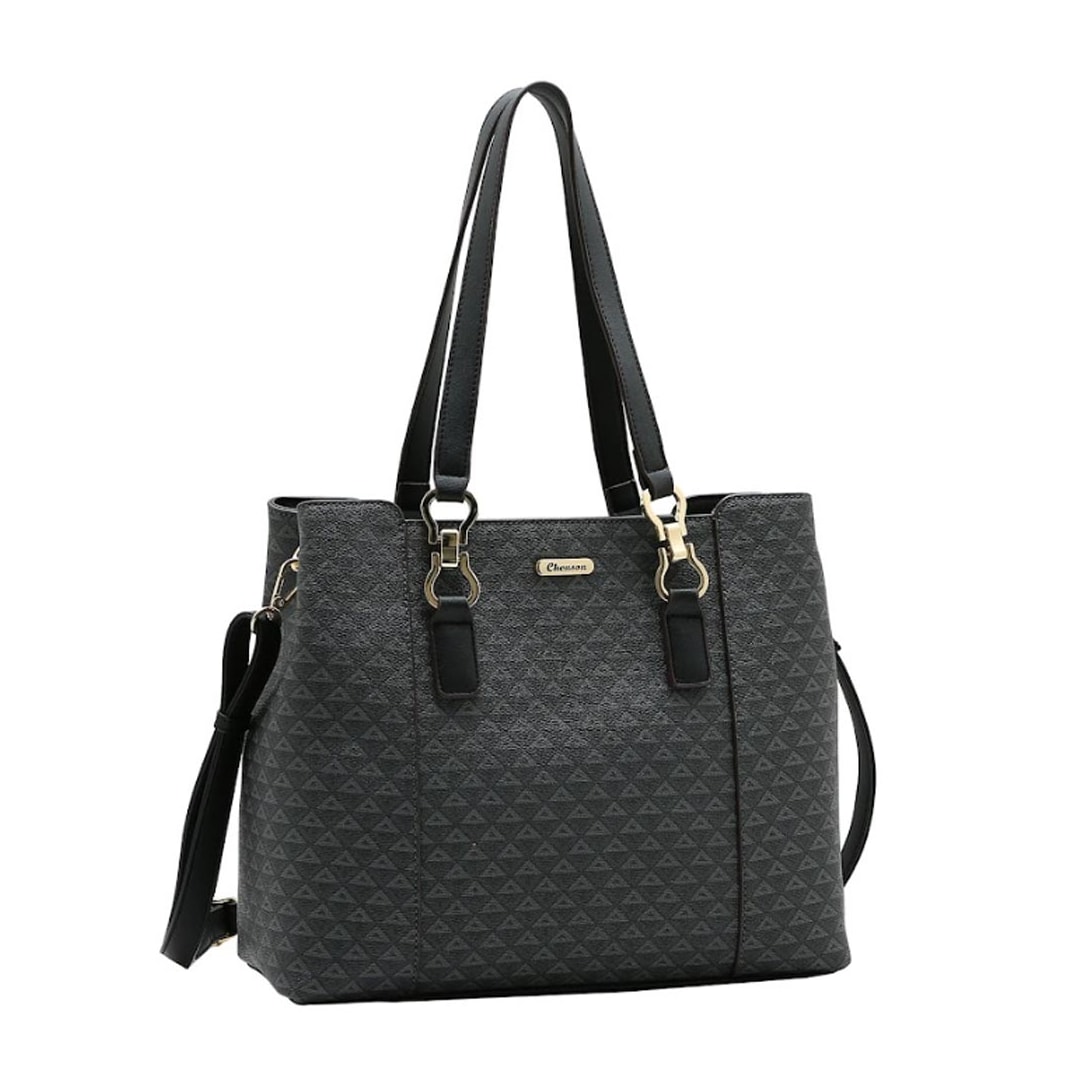 Bolsa Vg Gabar Chenson Poliuretano 3485621 Preto Bolsa Vg Gabar Chenson Poliuretano 3485621 Preto