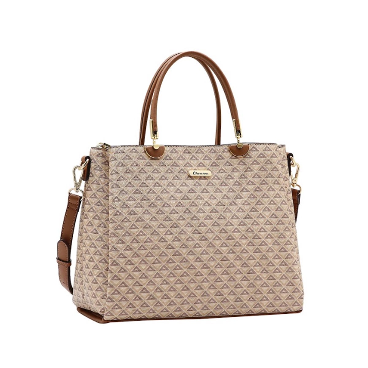 Bolsa Vg Gabar Chenson Poliuretano 3485623 Bege Bolsa Vg Gabar Chenson Poliuretano 3485623 Bege