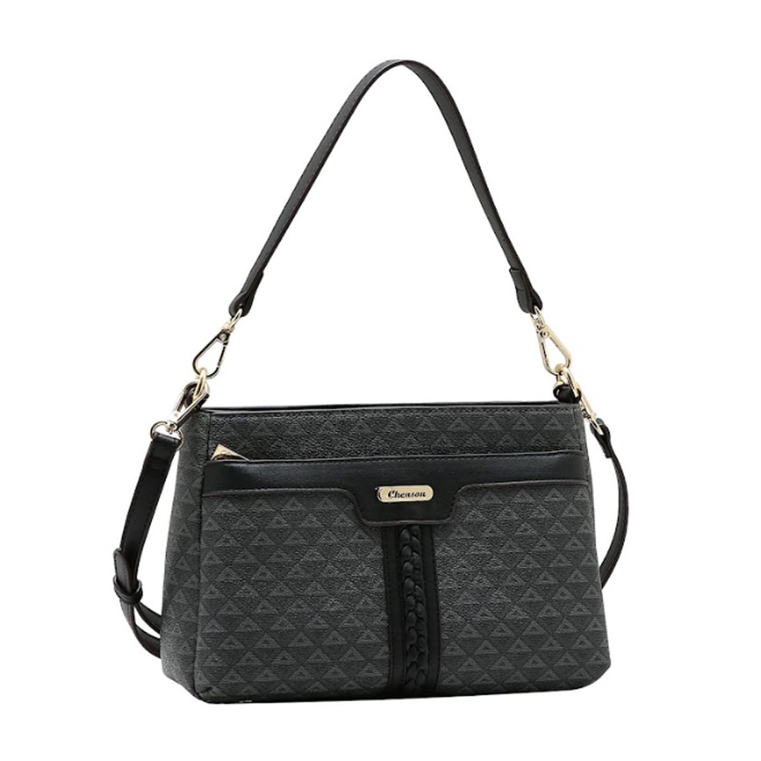 Bolsa Vg Gabar Chenson Poliuretano 3485625 Preto Bolsa Vg Gabar Chenson Poliuretano 3485625 Preto