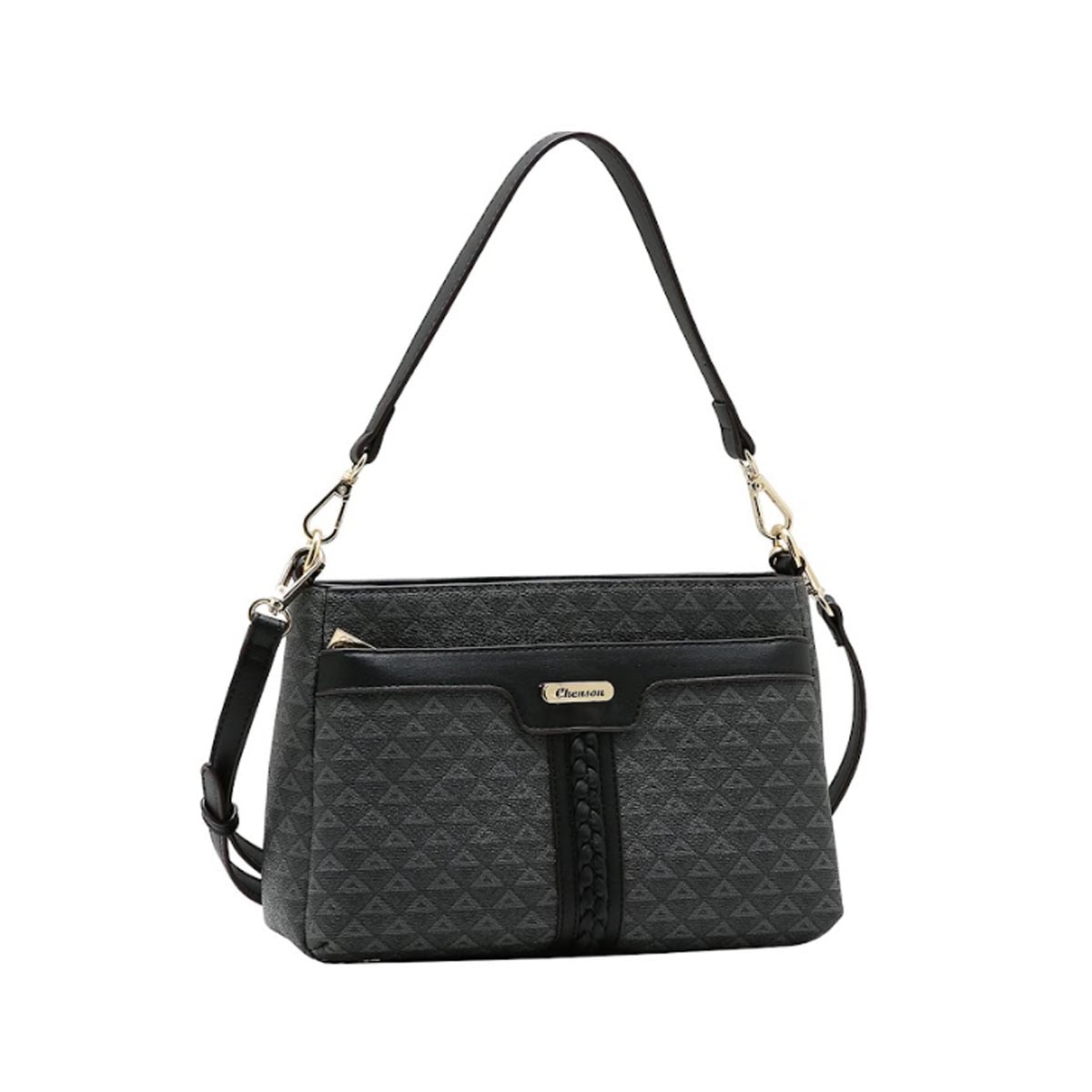 Bolsa Vg Gabar Chenson Poliuretano 3485625 Preto Bolsa Vg Gabar Chenson Poliuretano 3485625 Preto