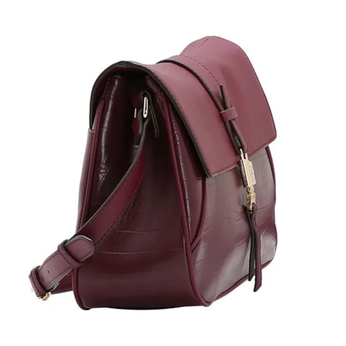 Detalhe - Bolsa Vg Gabar Chenson Poliuretano 3485639 Vinho