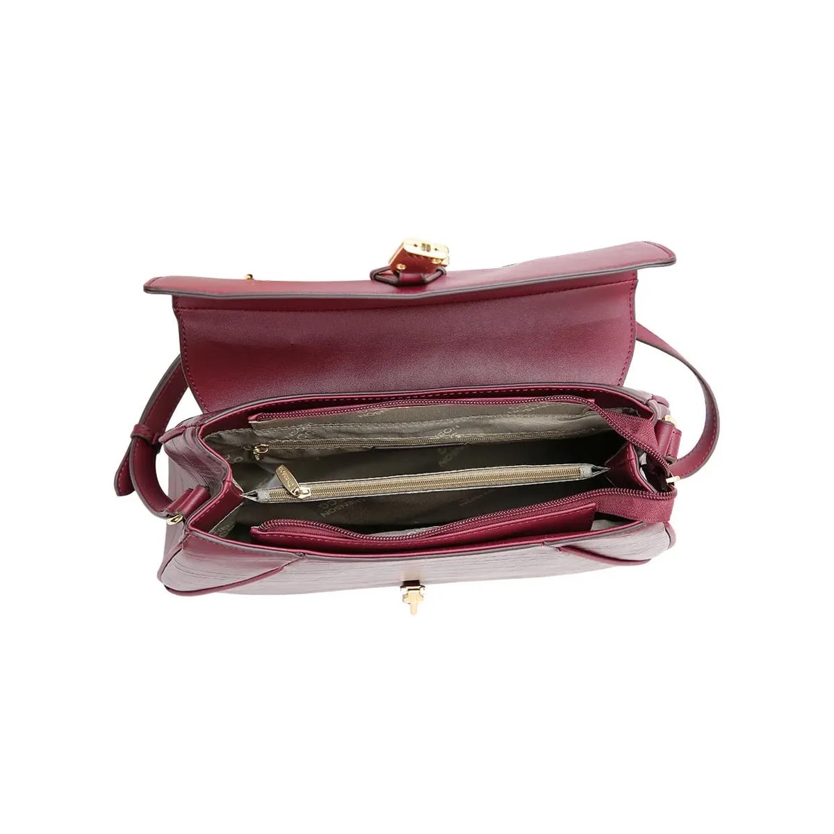 Bolsa Vg Gabar Chenson Poliuretano 3485639 Vinho Bolsa Vg Gabar Chenson Poliuretano 3485639 Vinho