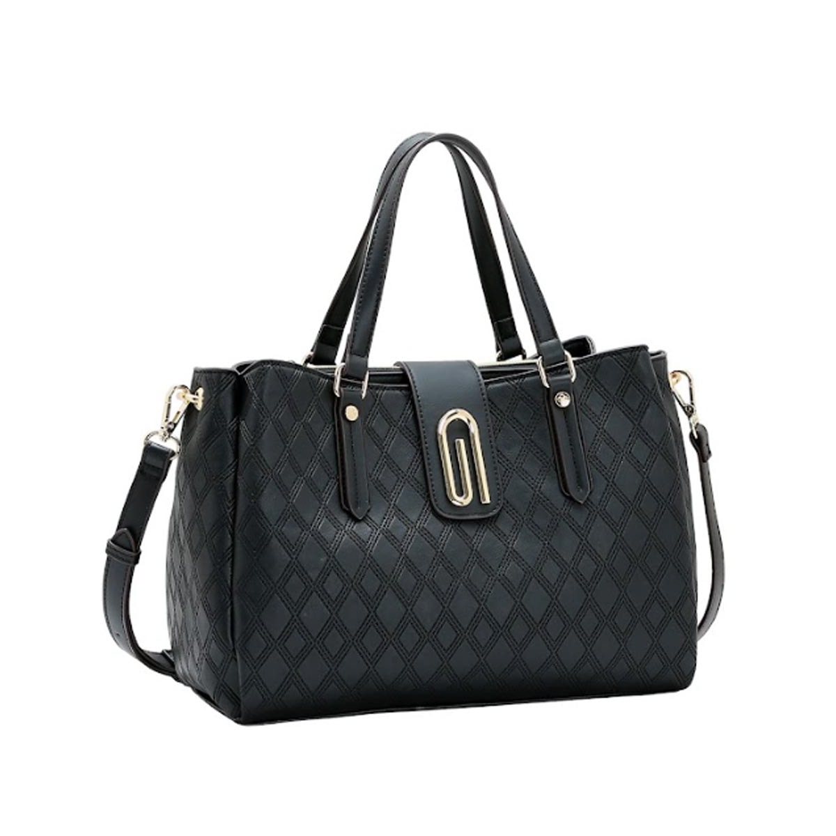 Bolsa Vg Gabar Chenson Poliuretano 3485641 Preto Bolsa Vg Gabar Chenson Poliuretano 3485641 Preto