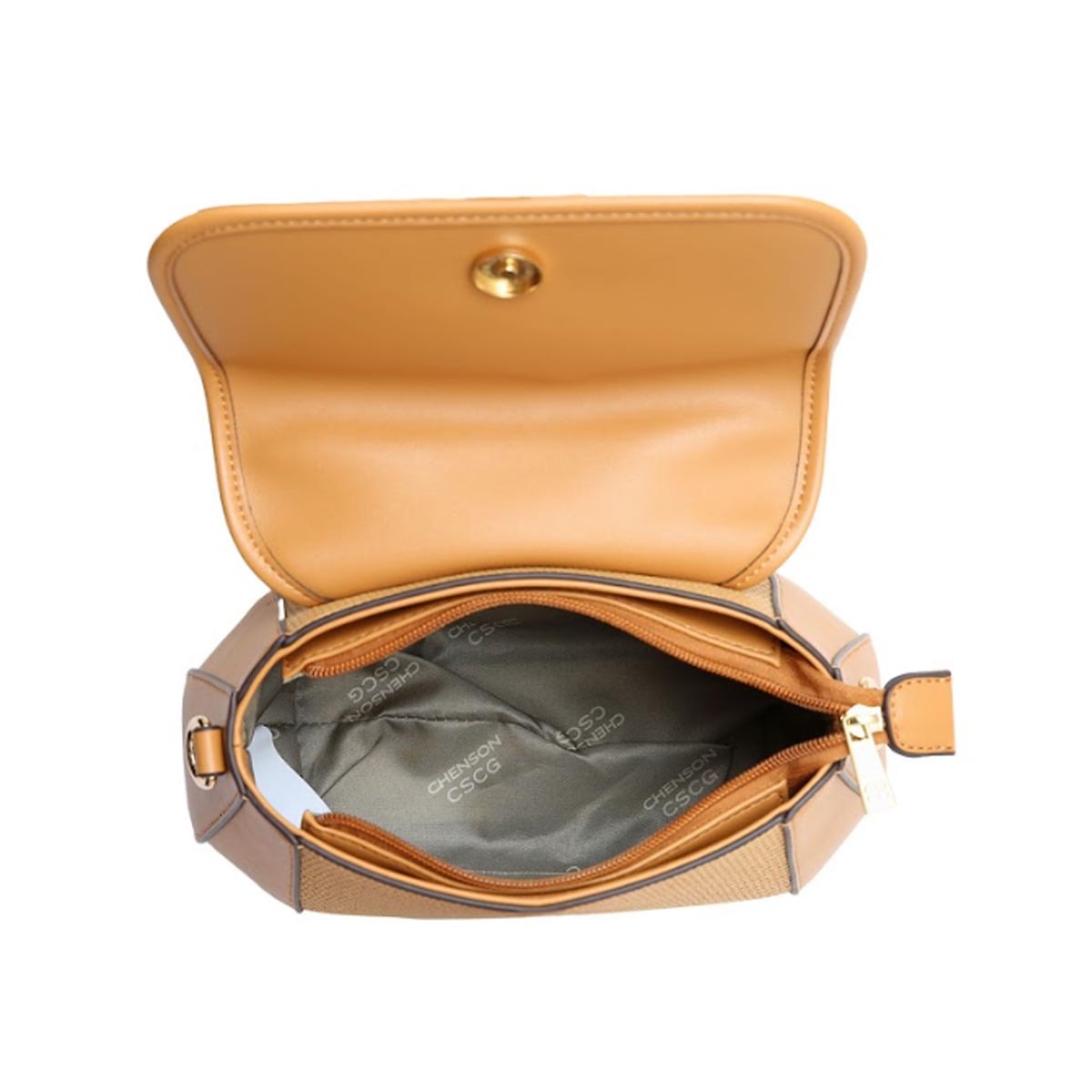 Bolsa Vg Gabar Chenson Poliuretano 3485666 Marrom Bolsa Vg Gabar Chenson Poliuretano 3485666 Marrom