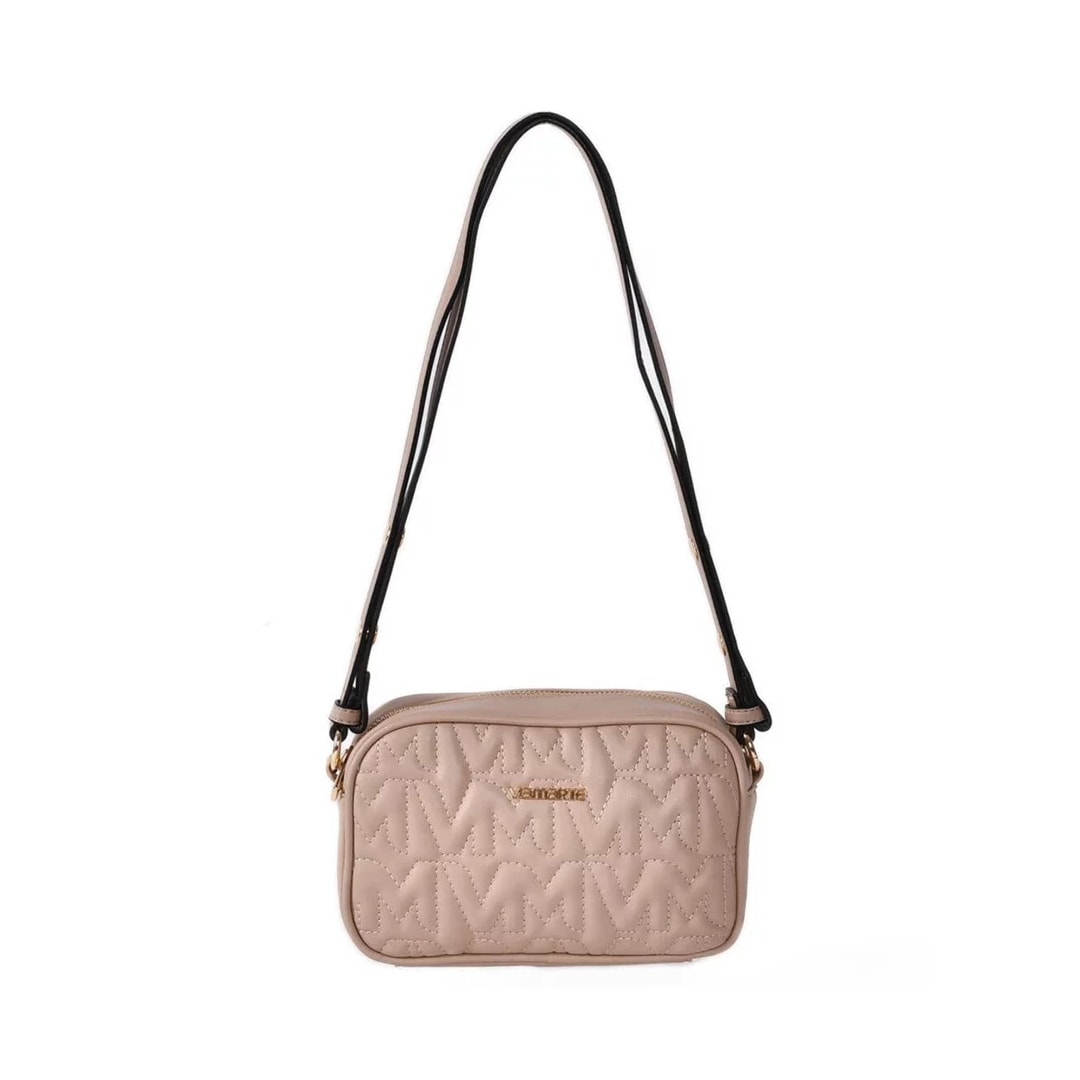 Bolsa Via Marte Tiracolo Matelassê B2-501-01 Bege Bolsa Via Marte Tiracolo Matelassê B2-501-01 Bege