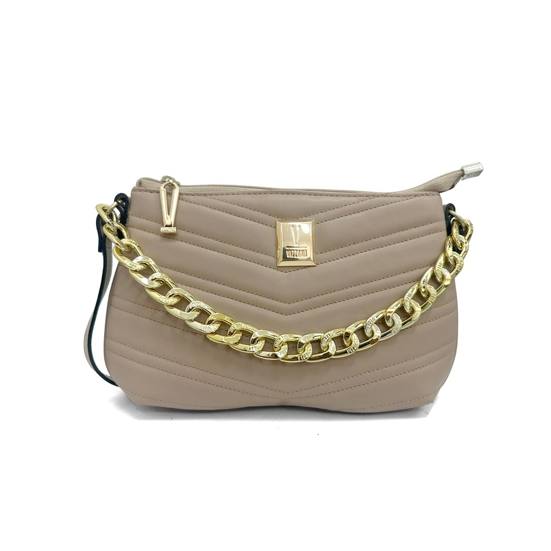 Bolsa Vizzano Feminina De Poliuretano 10091.1.27285 Bege Bolsa Vizzano Feminina De Poliuretano 10091.1.27285 Bege