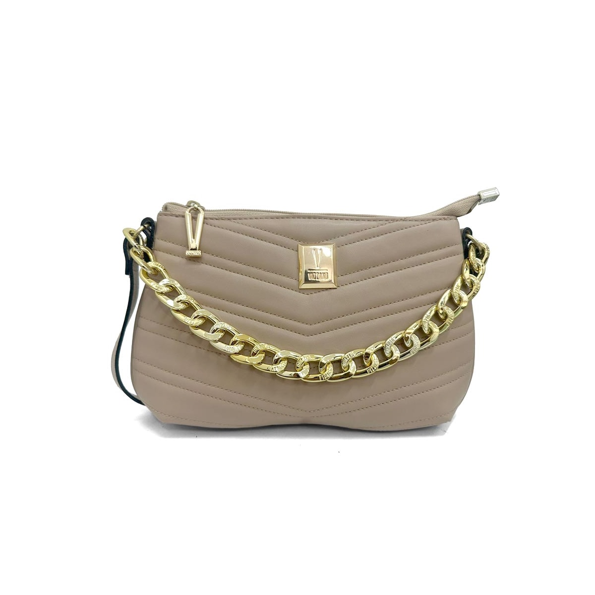 Bolsa Vizzano Feminina De Poliuretano 10091.1.27285 Bege Bolsa Vizzano Feminina De Poliuretano 10091.1.27285 Bege