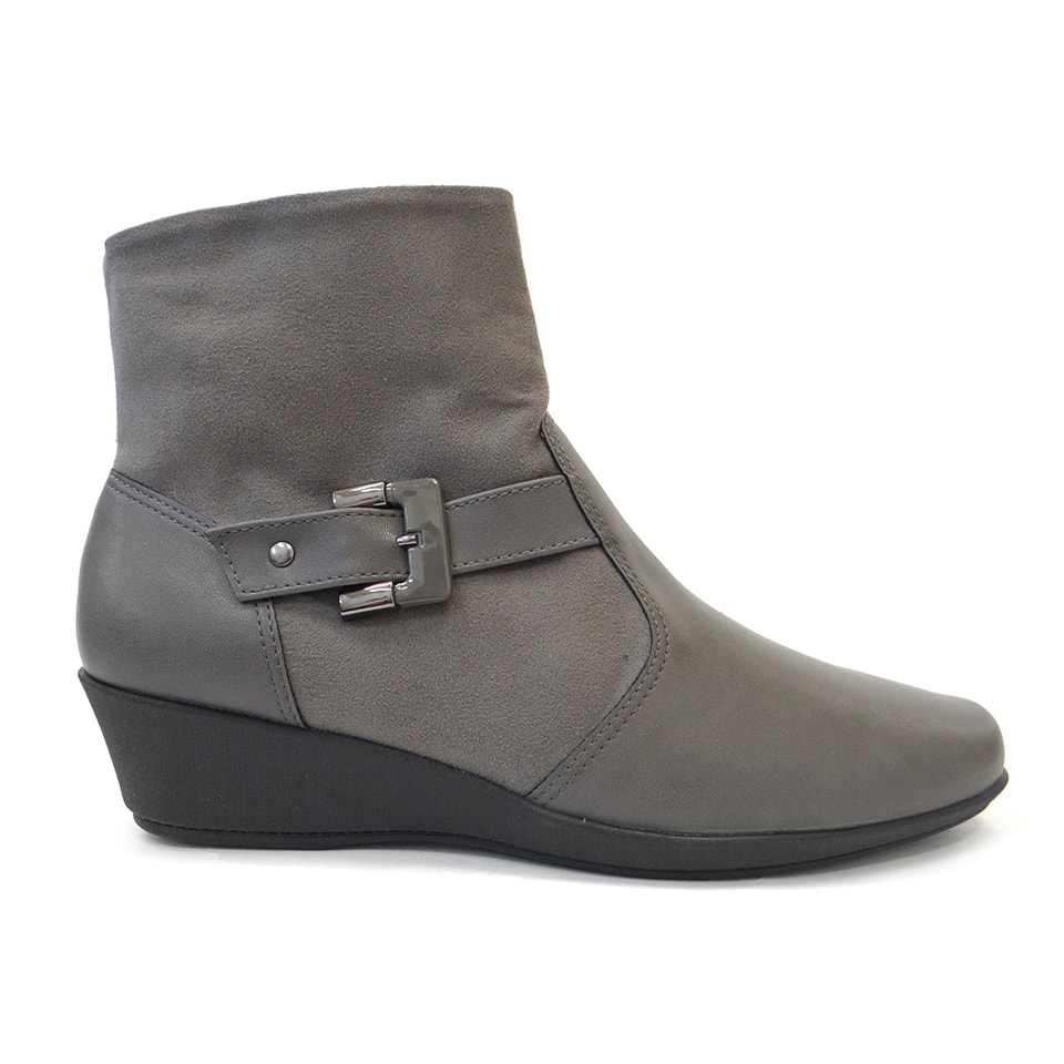 botas salto anabela usaflex