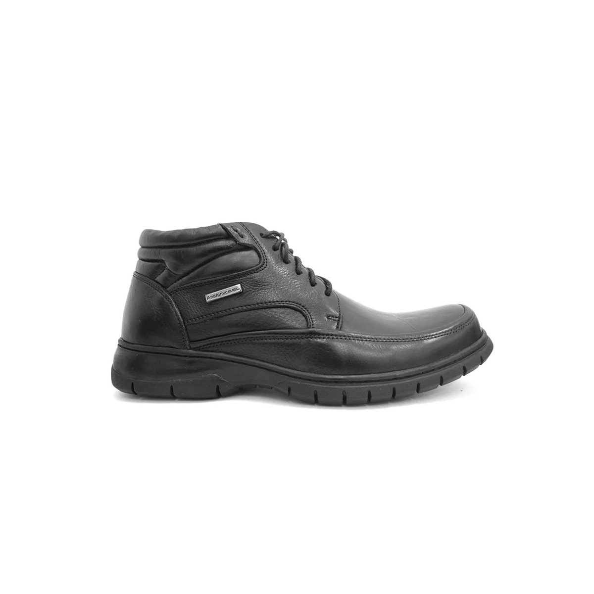 Bota Anatomic Gel Conforto Em Couro 7990 Preto Bota Anatomic Gel Conforto Em Couro 7990 Preto