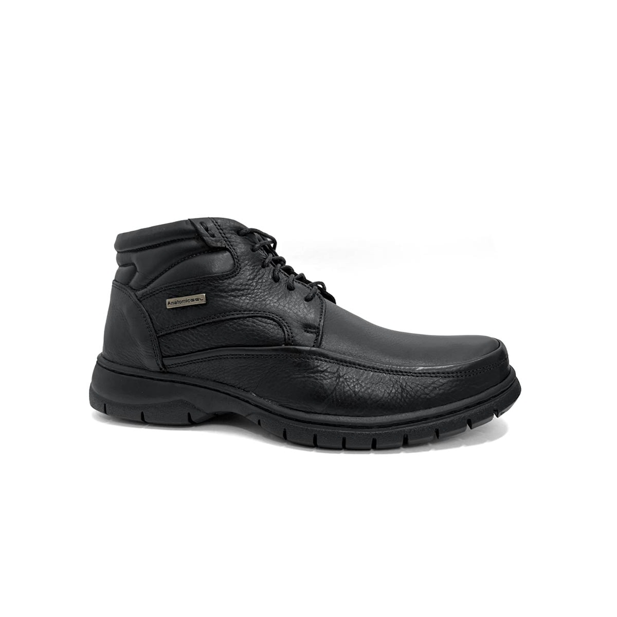 Bota Anatomic Gel Conforto Em Couro 7990 Preto Bota Anatomic Gel Conforto Em Couro 7990 Preto