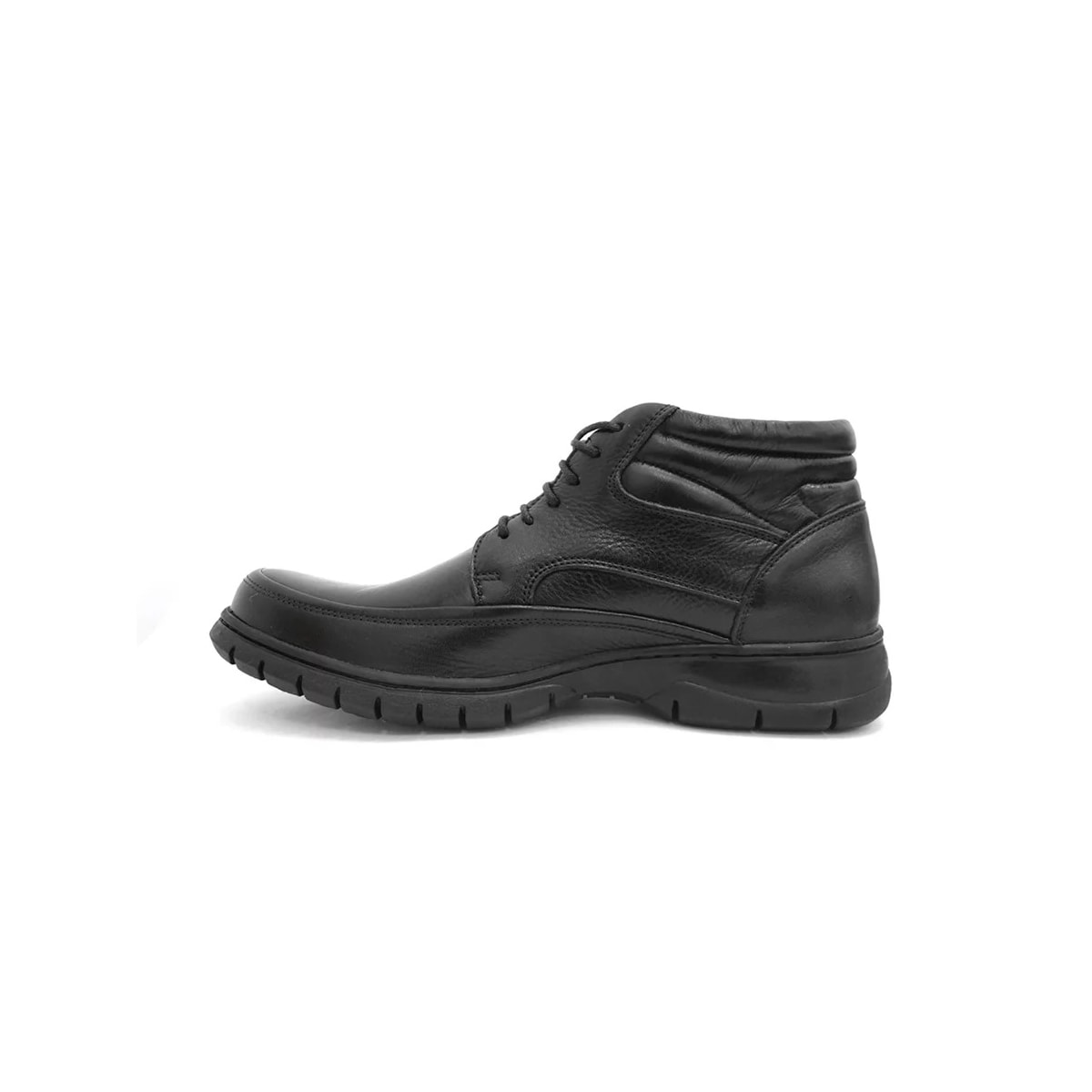 Bota Anatomic Gel Conforto Em Couro 7990 Preto Bota Anatomic Gel Conforto Em Couro 7990 Preto