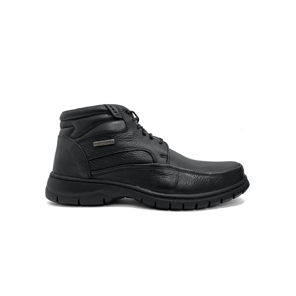 Bota Anatomic Gel Conforto Em Couro 7990 Preto Bota Anatomic Gel Conforto Em Couro 7990 Preto