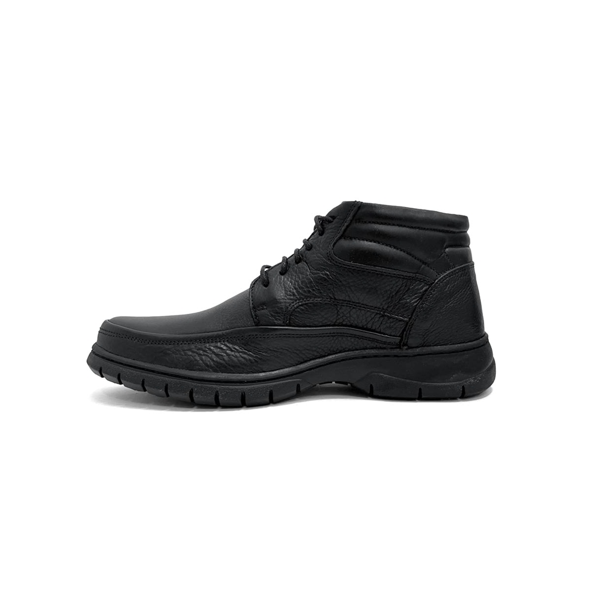 Bota Anatomic Gel Conforto Em Couro 7990 Preto Bota Anatomic Gel Conforto Em Couro 7990 Preto