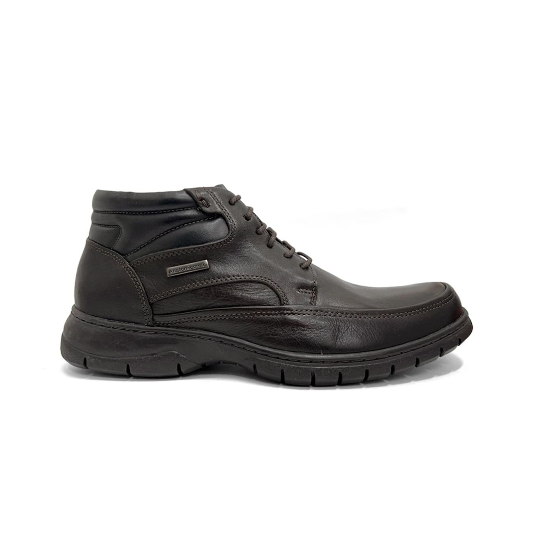 Bota Anatomic Gel Conforto Em Couro 7990  Troy/Cafe