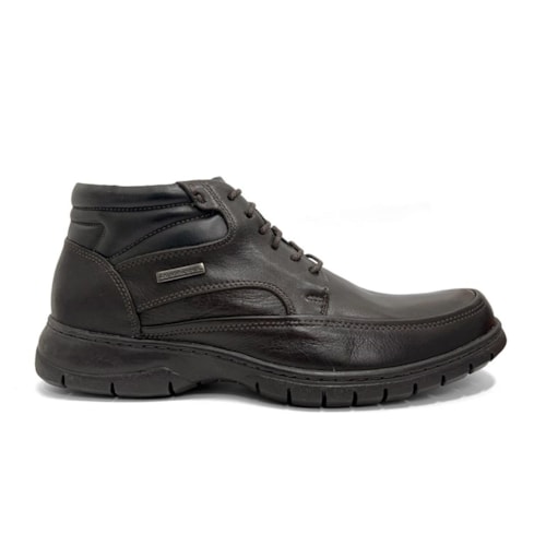 Detalhe - Bota Anatomic Gel Conforto Em Couro 7990 Troy/Cafe