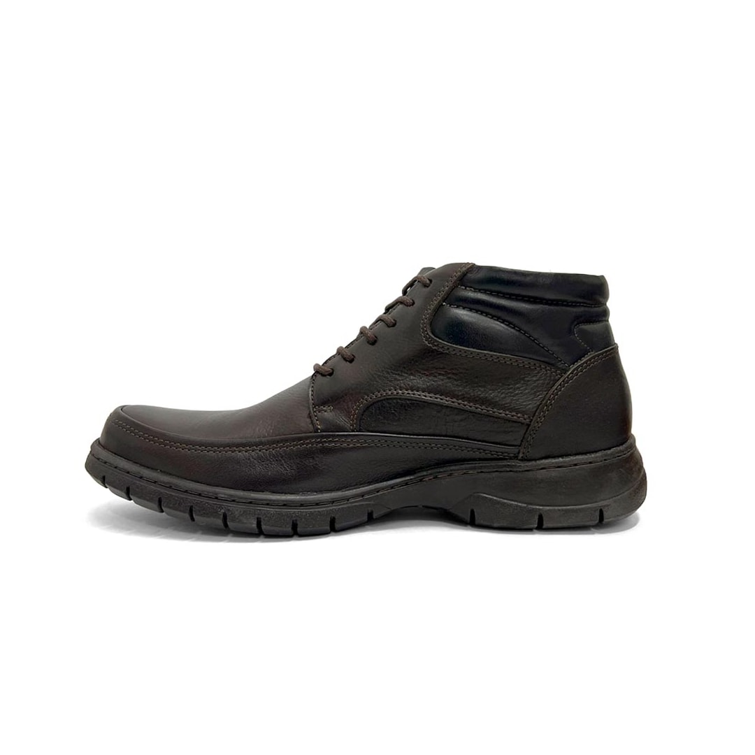 Bota Anatomic Gel Conforto Em Couro 7990  Troy/Cafe