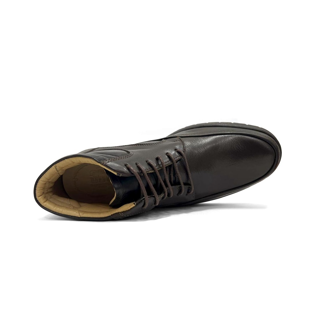 Bota Anatomic Gel Conforto Em Couro 7990  Troy/Cafe