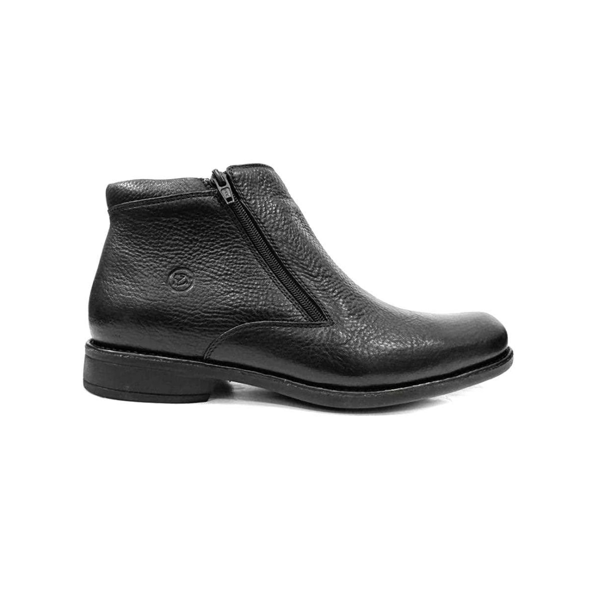 Bota Anatomic Gel Conforto Em Couro 9209 Preto Bota Anatomic Gel Conforto Em Couro 9209 Preto