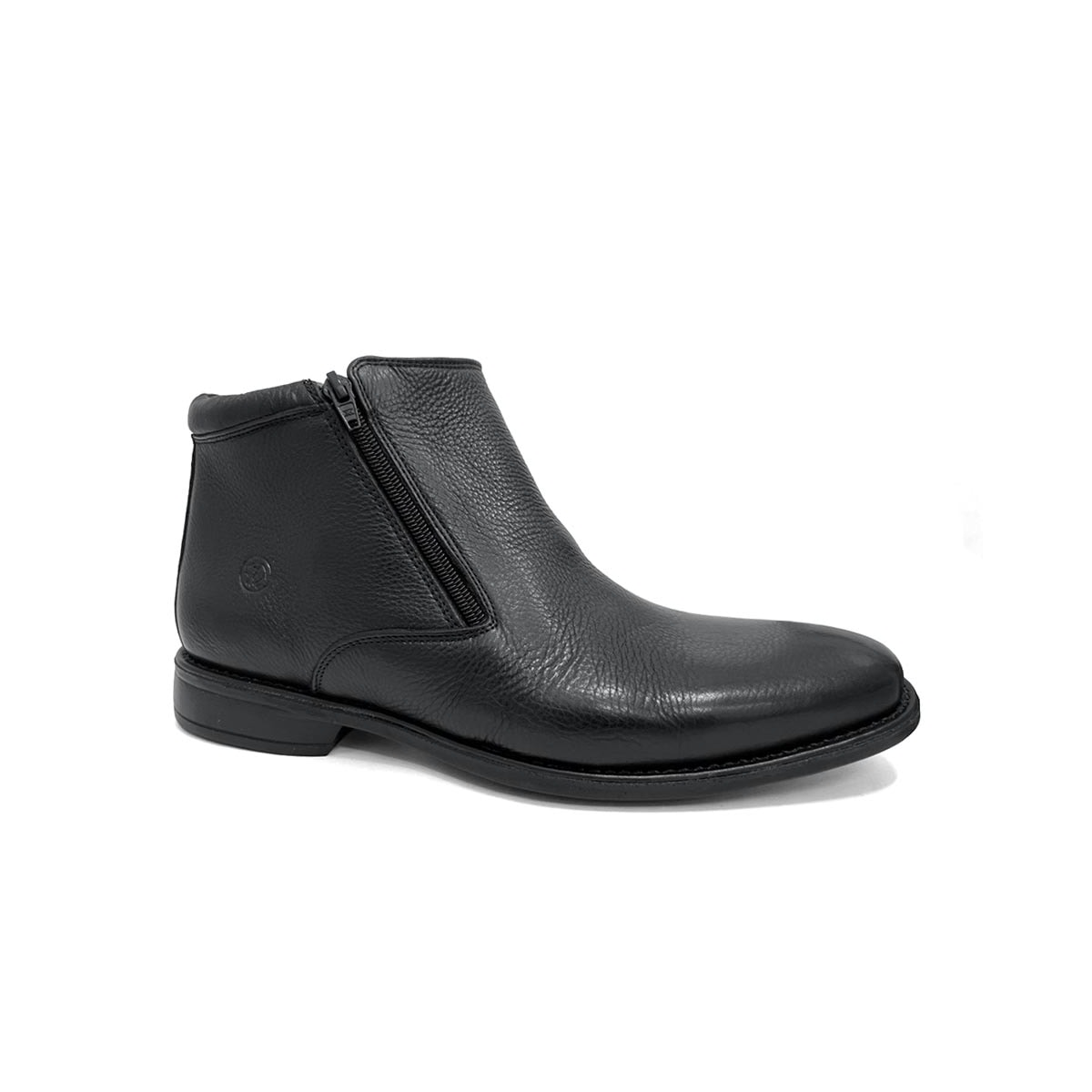 Bota Anatomic Gel Conforto Em Couro 9209 Preto Bota Anatomic Gel Conforto Em Couro 9209 Preto