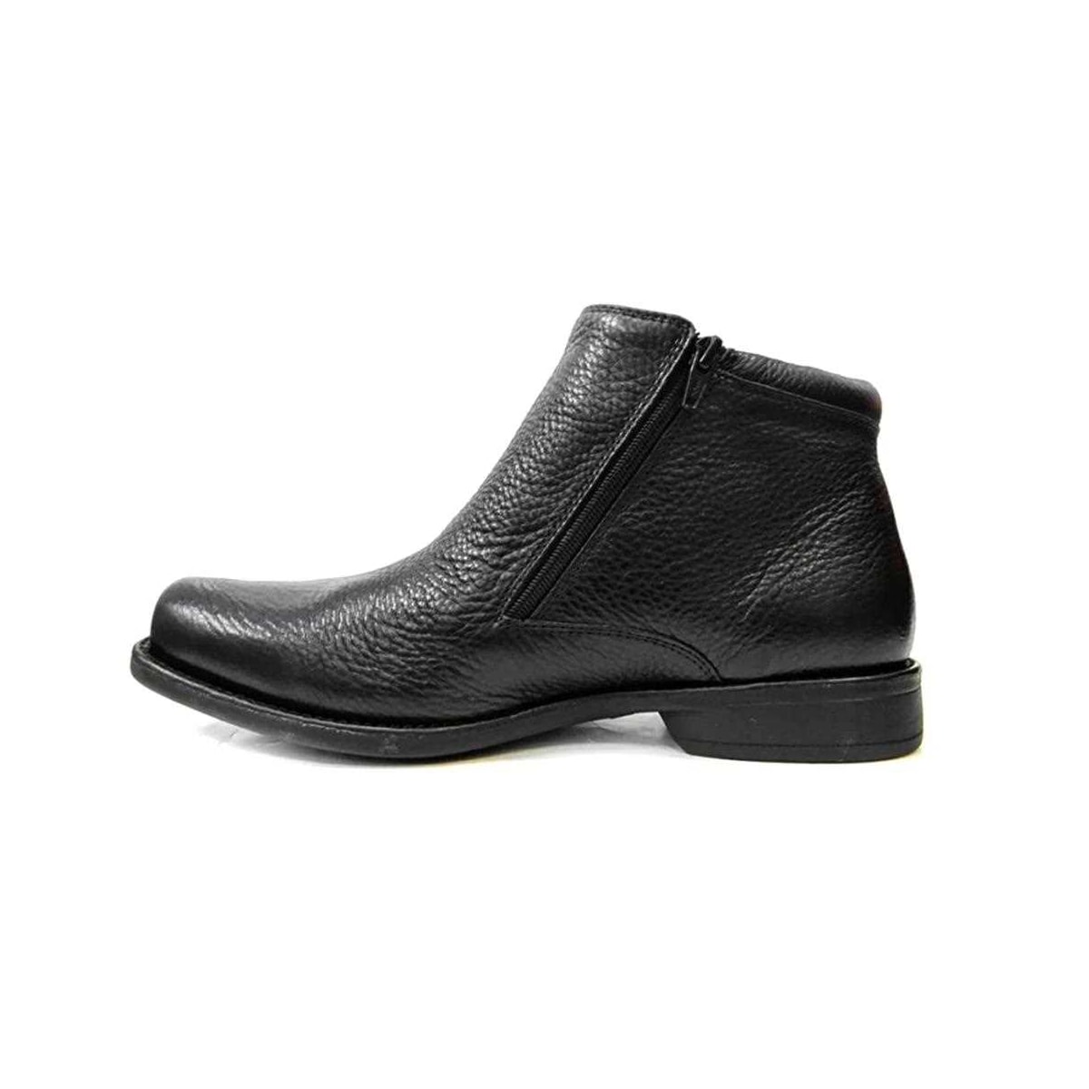 Bota Anatomic Gel Conforto Em Couro 9209 Preto Bota Anatomic Gel Conforto Em Couro 9209 Preto