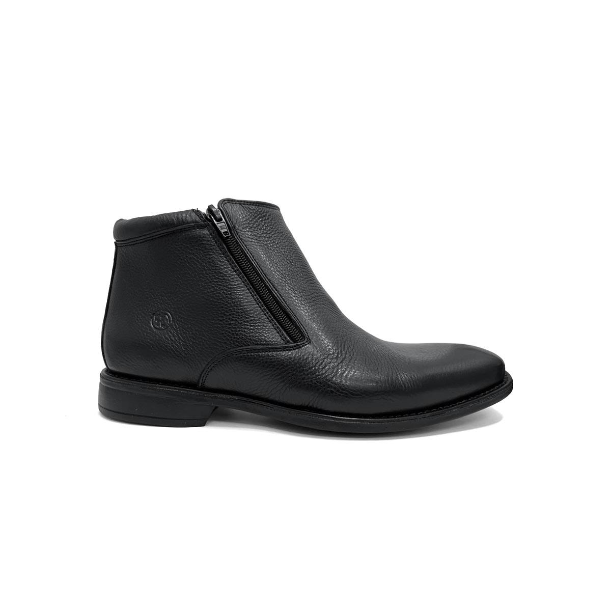 Bota Anatomic Gel Conforto Em Couro 9209 Preto Bota Anatomic Gel Conforto Em Couro 9209 Preto